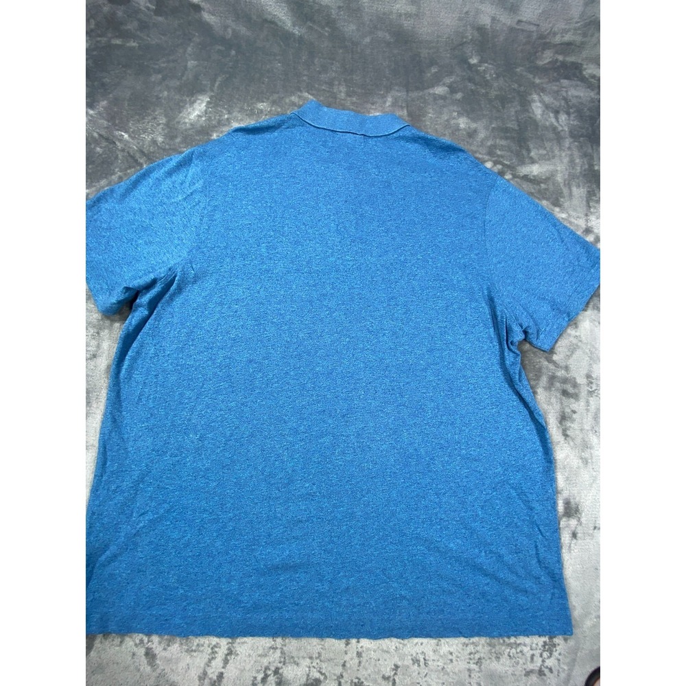 Lacoste Polo Shirt Mens 4XL Blue Short Sleeve Cotton Casual Golf Logo Embroidery - Picture 10 of 10